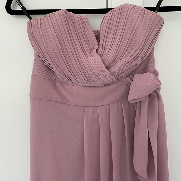 ASOS TNFC Bridesmaid Bandeau Wrap Midaxi Dress - Picture 3 of 8